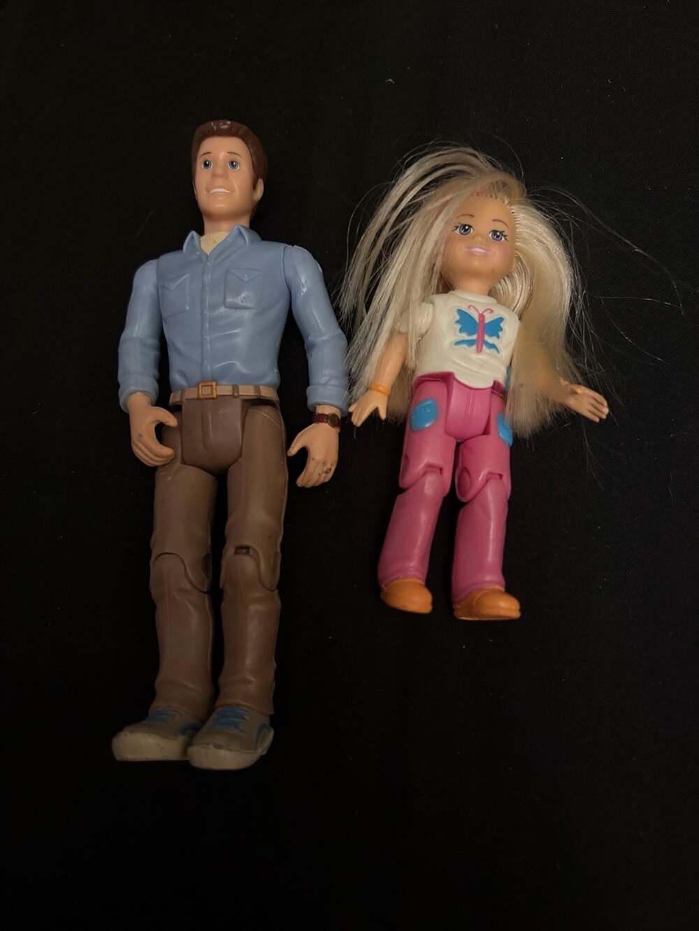 FP Loving Family Dolls lot of 2